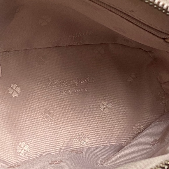 Kate Spade Like New Ever Fallen Spencer Dome Heart Crossbody Chain Pink Red - Picture 15 of 15